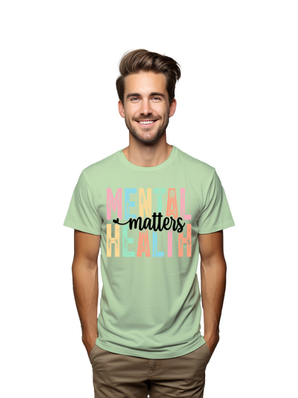 mental health matter- unisex printed graphical t-shirt