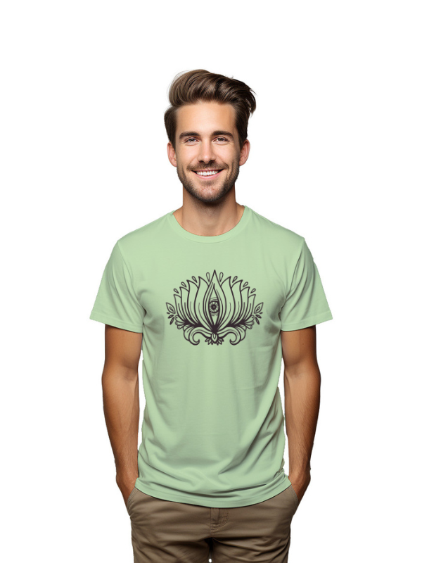 HAMSA HAND FONT BACK PRINTED UNISEX GRAPHICAL TSHIRT