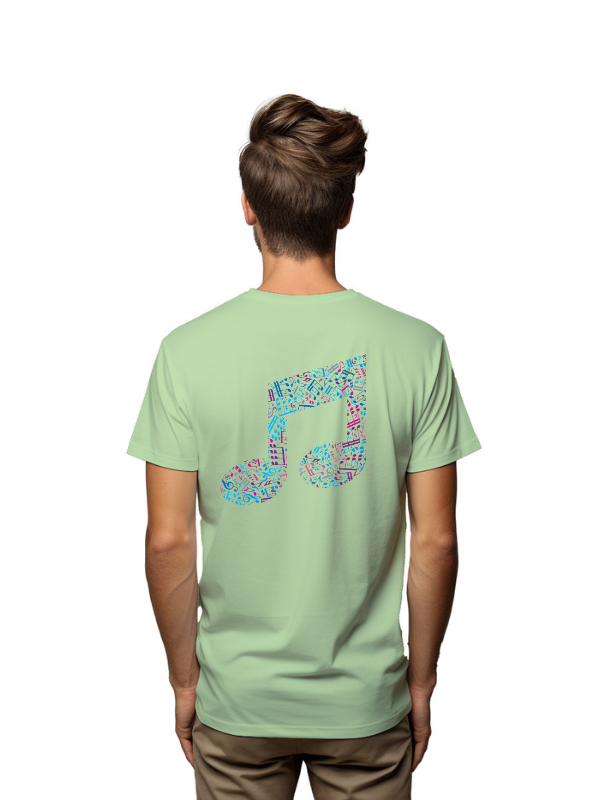 MUSIC TONE PRINTED UNISEX GRAPHICAL TSHIRT