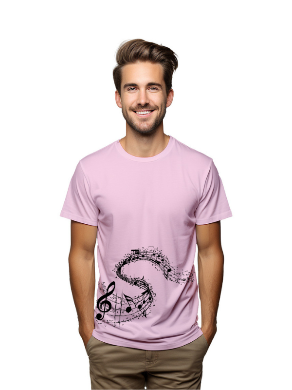 MUSIC FLOW TONE PRINTED UNISEX GRAPHICAL TSHIRT