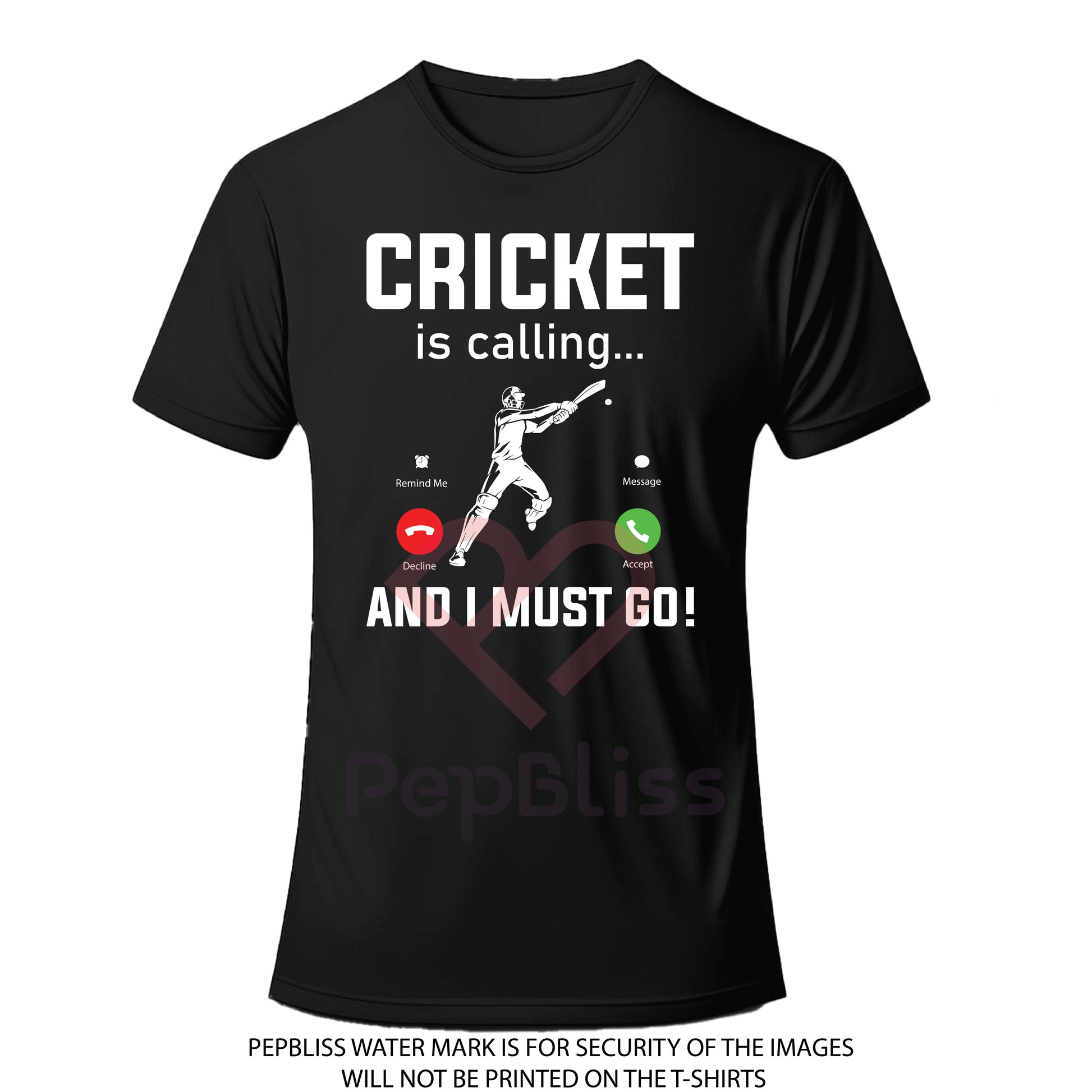 cricket is calling and I must go unisex printed t-shirt