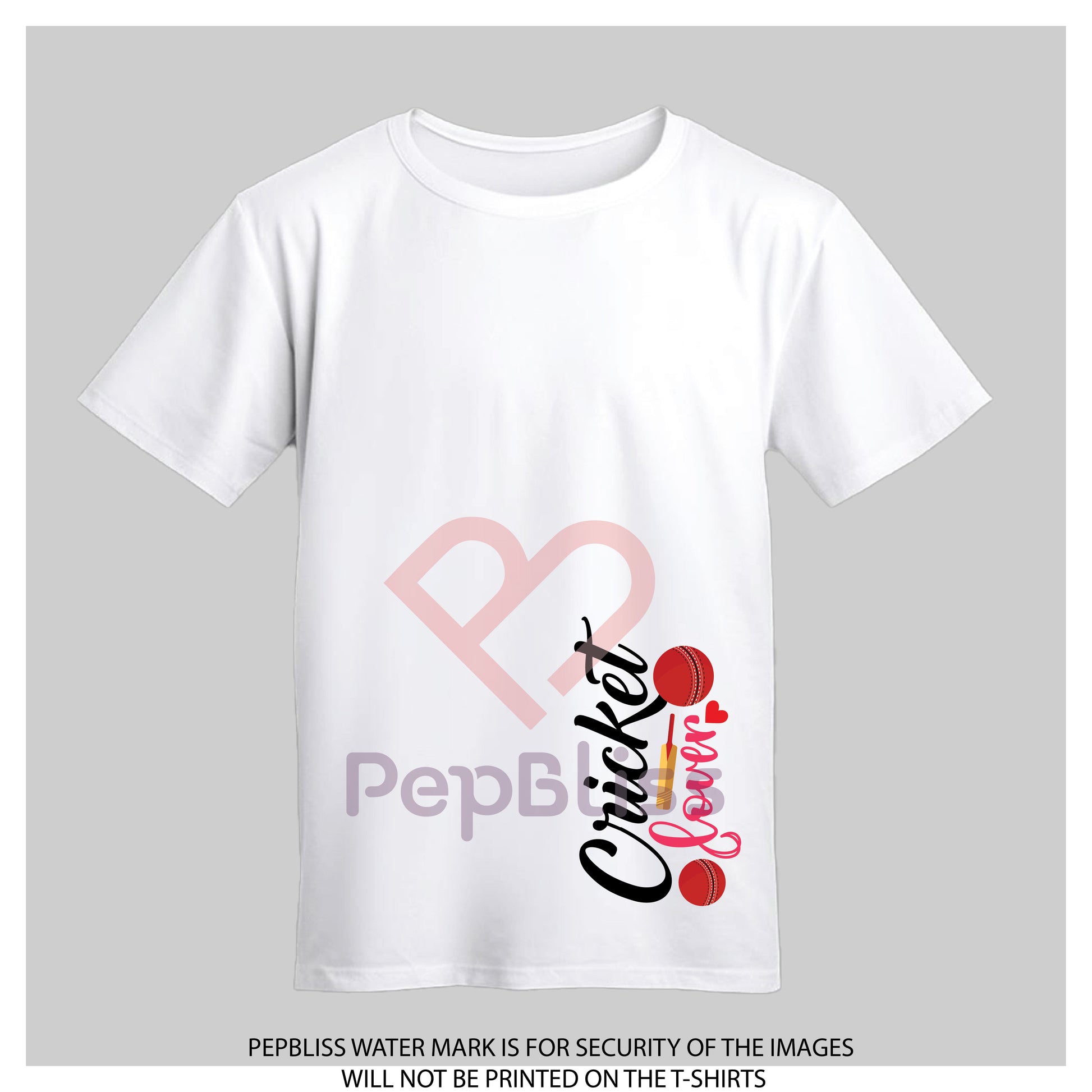 cricket lover printed unisex tshirt