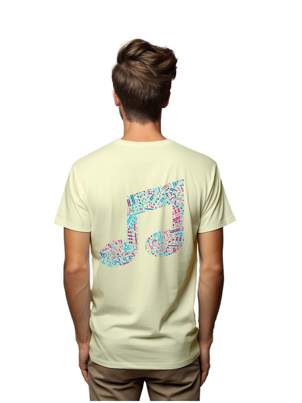 MUSIC TONE PRINTED UNISEX GRAPHICAL TSHIRT