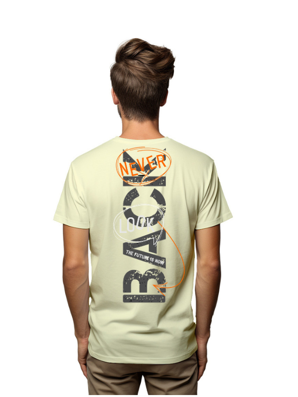 never look back future is now - unisex printed tshirt